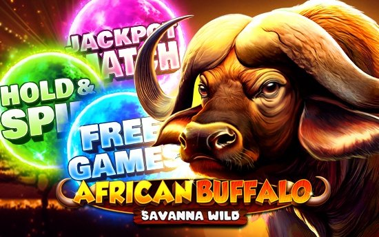 အပေးကြမ်းတဲ့ကျွဲဂိမ်း Buffalo Slot 5x4 reel structure နှင့် 1024 ways to win screen